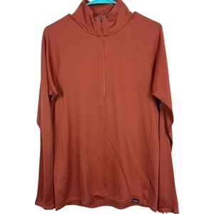Patagonia Capilene Baselayer Midweight Quarter Zip M Burnt Orange